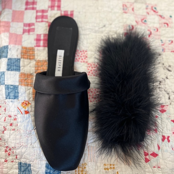 Sleeper Manon Mules with Detachable Feathers - Picture 6 of 6
